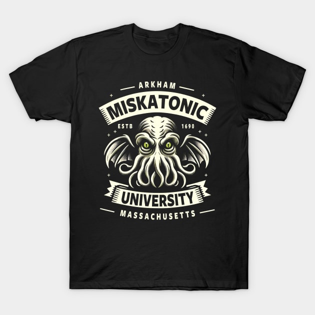 Miskatonic University Cthulhu T-Shirt by Tshirt Samurai